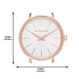 Michael Kors Pyper Quartz Mother of Pearl White Dial Rose Gold Mesh Strap Watch For Women - MK4588 Authentic Buy Shop Now