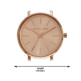 Michael Kors Pyper Three-Hand Rose Gold Dial Rose Gold Steel Strap Watch For Women - MK3897 Authentic Buy Shop Now