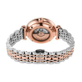 Emporio Armani Meccanico Automatic Mother of Pearl Dial Two Tone Steel Strap Watch For Women - AR60049 Authentic Buy Shop Now