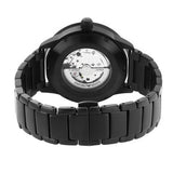 Emporio Armani Meccanico Automatic Black Dial Black Steel Strap Watch For Men - AR60054 Authentic Buy Shop Now