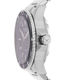 Emporio Armani Meccanico Automatic Blue Dial Silver Steel Strap Watch For Men - AR60059 Authentic Buy Shop Now