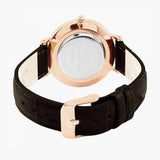 Daniel Wellington Classic Petite York Black Dial Brown Leather Strap Watch For Women - DW00100226 Authentic Buy Shop Now