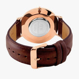 Daniel Wellington Classic St Mawes Black Dial Brown Leather Strap Watch For Men - DW00100124 Authentic Buy Shop Now