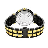 Versace V-Race Analog Quartz Black Dial Two Tone Steel Strap Watch For Men - VEBV00619 Authentic Buy Shop Now
