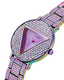 Guess Trend Diamonds Purple Dial Purple Steel Strap Watch for Women - GW0512L4 Authentic Buy Shop Now