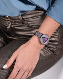 Guess Trend Diamonds Purple Dial Purple Steel Strap Watch for Women - GW0512L4 Authentic Buy Shop Now