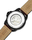 Fossil Bronson Automatic Skeleton Black Dial Brown Leather Strap Watch for Men - ME3219 Authentic Buy Shop Now