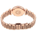 Emporio Armani Gianni T-Bar Mother of Pearl Dial Rose Gold Steel Strap Watch For Women - AR11316 Authentic Buy Shop Now