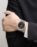 Hugo Boss Sophio Black Dial Silver Mesh Bracelet Watch for Men -1513961 Authentic Buy Shop Now