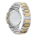 Salvatore Ferragamo Sapphire Chrono Green Dial Two Tone Steel Strap Watch for Men - SFME01223 Authentic Buy Shop Now