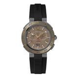 Versace V Extreme Chronograph Brown Tone Dial Black Rubber Strap Watch for Men - VCN030017 Authentic Buy Shop Now