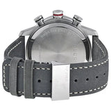 Gucci G Timeless Chronograph Grey Dial Grey Leather Strap Watch For Men - YA126242 Authentic Buy Shop Now
