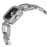Gucci G Gucci Black Dial Silver Steel Strap Watch For Women - YA125510 Authentic Buy Shop Now