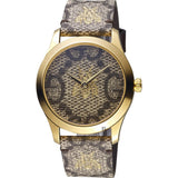Gucci G Timeless Brown Dial Brown Leather Strap Watch For Men - YA1264068 Authentic Buy Shop Now