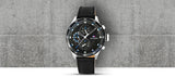 Tommy Hilfiger Trent Chronograph Quartz Black Dial Black Leather Strap Watch For Men - 1791810 Authentic Buy Shop Now