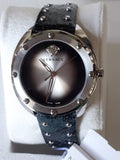 Versace Shadov Quartz Silver Dial Black Snake Leather Strap Watch for Women - VEBM00118 Authentic Buy Shop Now