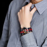 Gucci G Timless Le Marche Des Merveilles Blue & Red Dial Blue & Red Nylon Strap Unisex Watch - YA126495 Authentic Buy Shop Now