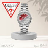 Guess Confetti Diamonds Silver Dial Silver Steel Strap Watch for Women - W0774L7 Authentic Buy Shop Now