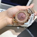 Marc Jacobs Marci Crystals Rose Gold Dial Rose Gold Steel Strap Watch for Women - MBM3192 Authentic Buy Shop Now