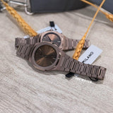 D1 Milano Ultra Thin Brown Dial Gold Steel Strap Watch for Unisex - D1-UTBJ10 Authentic Buy Shop Now