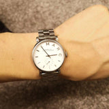 Marc Jacobs Baker White Dial Silver Steel Strap Watch for Women - MBM3242 Authentic Buy Shop Now