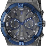 Guess Sport Analog Grey Dial Grey Steel Strap Watch for Men - W0377G5 Authentic Buy Shop Now