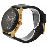 Fossil Machine Chronograph Black Dial Black Leather Strap Watch for Men - FS5120 Authentic Buy Shop Now
