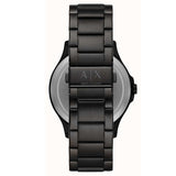 Armani Exchange Hampton Chronograph Black Dial Black Steel Strap Watch For Men - AX2150 Authentic Buy Shop Now