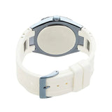 Guess Luna Diamonds White Dial White Rubber Strap Watch for Women - W0653L2 Authentic Buy Shop Now