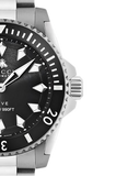 Gucci Dive Automatic Black Dial Silver Steel Strap Watch for Men - YA136353 Authentic Buy Shop Now