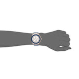 Guess Athena White Dial White Dial Blue Rubber Strap Watch For Women - GW0030L5 Authentic Buy Shop Now
