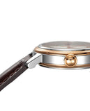 Tissot Bridgeport Lady White Dial Brown Leather Strap Watch For Women - T097.010.26.118.00 Authentic Buy Shop Now