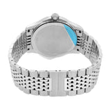 Gucci G Timeless Brown Dial Silver Steel Strap Watch For Women - YA126503 Authentic Buy Shop Now