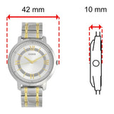 Guess Montauk Silver Dial Two Tone Steel Strap Watch for Women - W0933L5 Authentic Buy Shop Now