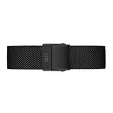 Daniel Wellington Petite Ashfield Black Dial Black Mesh Strap Watch For Women - DW00100308 Authentic Buy Shop Now