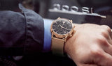 Maserati Epoca Black Dial Gold Mesh Bracelet Watch For Men - R8873618005 Authentic Buy Shop Now