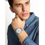 Tommy Hilfiger Jake Quartz White Dial Silver Mesh Bracelet Watch for Men - 1791233 Authentic Buy Shop Now