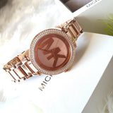 Michael Kors Parker Rose Gold Dial Rose Gold Steel Strap Watch for Women - MK5865 Authentic Buy Shop Now