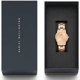 Daniel Wellington Iconic Link Unitone Rose Gold Dial Rose Gold Steel Strap Watch For Women - DW00100401 Authentic Buy Shop Now