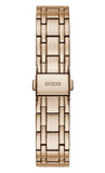 Guess Crystalline Diamonds Silver Dial Rose Gold Steel Strap Watch for Women - GW0114L3 Authentic Buy Shop Now