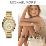 Michael Kors Byrn Quartz Gold Dial Gold Steel Strap Watch For Women - MK6134 Authentic Buy Shop Now