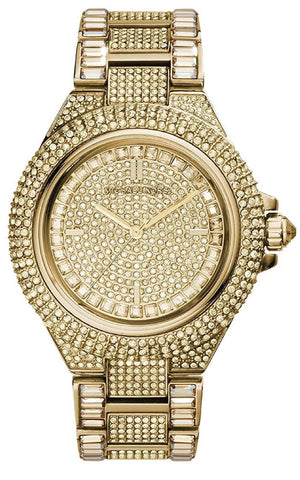 Michael Kors Camille Diamonds Gold Dial Gold Steel Strap Watch for Women - MK5720 Authentic Buy Shop Now