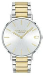 Coach Business Analog Silver Dial Two Tone Steel Strap Watch for Men - 14602432 Authentic Buy Shop Now