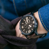 Fossil Nate Chronograph Brown Dial Brown Leather Strap Watch for Men - JR1487 Authentic Buy Shop Now