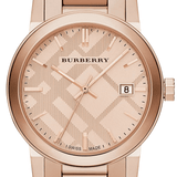 Burberry The City Rose Gold Dial Rose Gold Steel Strap Watch for Women - BU9039 Authentic Buy Shop Now