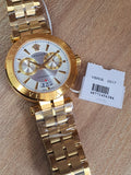 Versace V Racer Chronograph White Dial Gold Steel Strap Watch for Men - VBR060017 Authentic Buy Shop Now