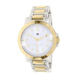 Tommy Hilfiger Damen Silver Dial Two Tone Steel Strap Watch for Women - 1781398 Authentic Buy Shop Now