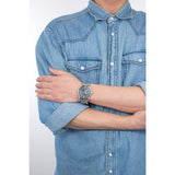 Fossil The Commuter Black Dial Silver Steel Strap Watch for Men - FS5391 Authentic Buy Shop Now