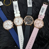 Guess Solar White Dial White Rubber Strap Watch For Women - W1135L1 Authentic Buy Shop Now