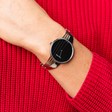 Calvin Klein Drift Black Dial Silver Steel Strap Watch for Women - K6S2N111 Authentic Buy Shop Now